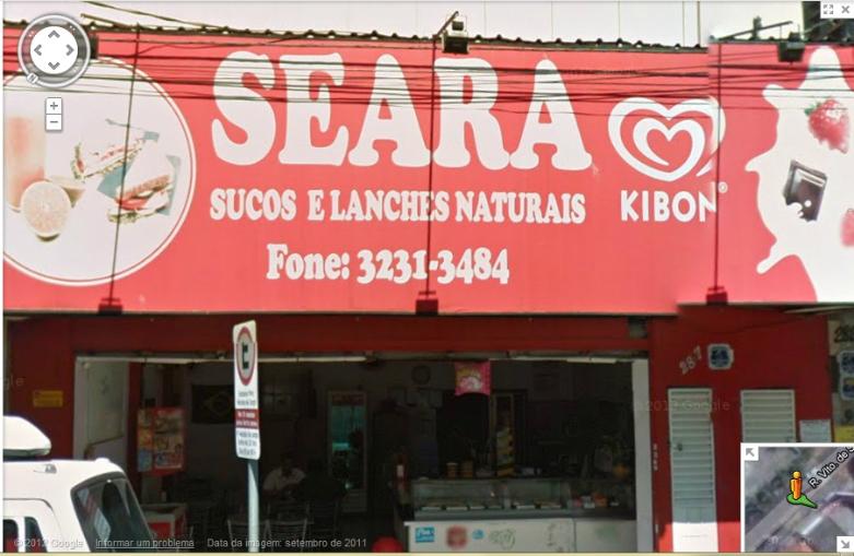 Fachada do Seara Sucos